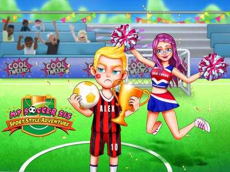 Soccer Day with Sister - Play Sports screenshot 2
