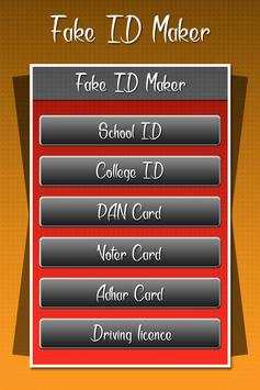 Fake ID Maker 1 تصوير الشاشة