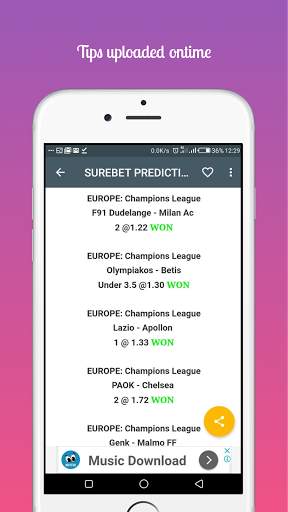 Sure 10  odds Daily. screenshot 5
