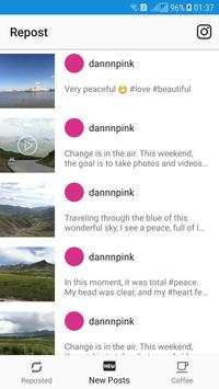 Repost screenshot 1