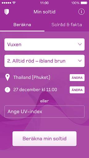 Min soltid screenshot 1