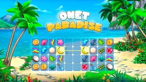 Onet Paradise: connect 2 tiles screenshot 1