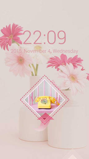 (FREE) Beauty Theme GO Locker screenshot 4