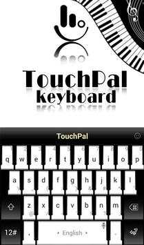 Black&White Piano Theme screenshot 1