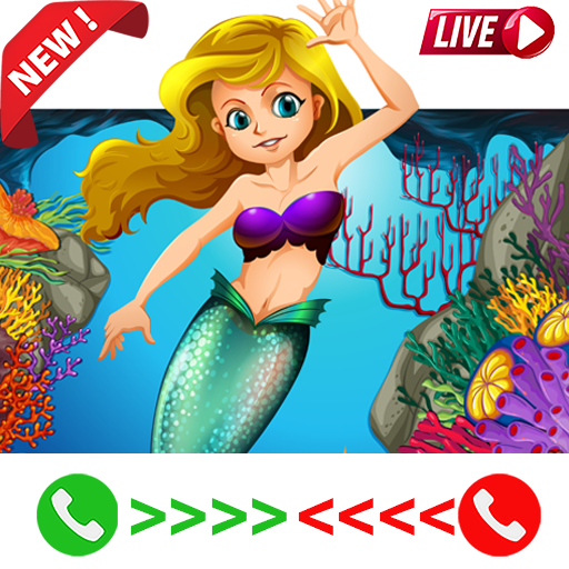 Princess Mermaid calling you -fake call 📱😂😍 icon