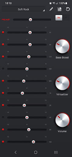 PlayerPro Red Fusion Skin screenshot 3