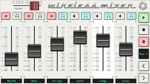Wireless Mixer - MIDI screenshot 2