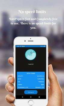 Lord VPN - Free, Fast, Secure VPN App For Android screenshot 4