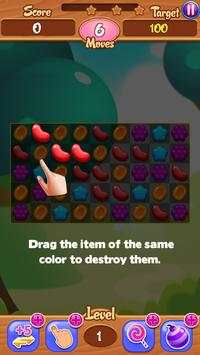Jelly Candy Sweet crush - Candy Blast Game screenshot 2