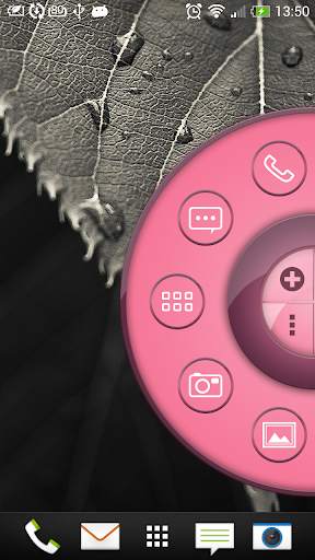 Pink - Wheel Launcher Theme screenshot 1