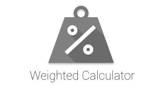 Weighted Calculator screenshot 1