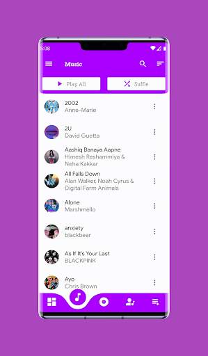 AYaT Player 🎧- A Beautiful Music Player 3 تصوير الشاشة