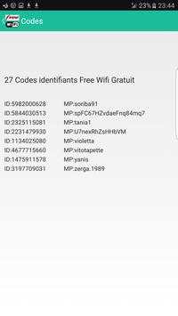 Code Free Wifi Gratuit screenshot 8