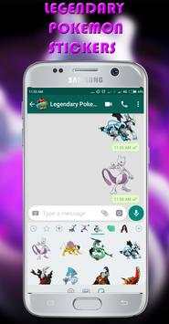 Legendary Pokemon Stickers screenshot 1