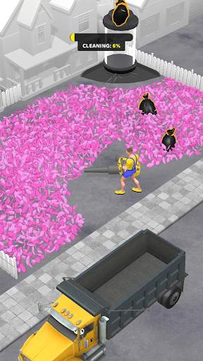 Leaf Blower—City Cleaning Game screenshot 1