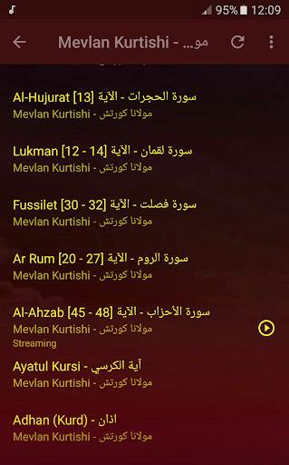 القران الكريم بصوت مولانا كورتش 5 تصوير الشاشة