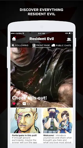 Resident Evil Amino screenshot 2