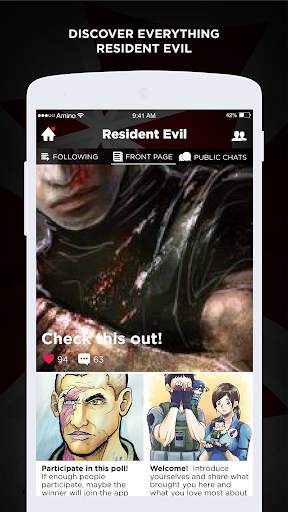 Resident Evil Amino screenshot 2