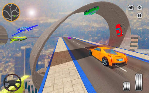 Flying Car Derby Crash Stunts & Car Racing screenshot 6