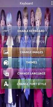 BTS Keyboard : KPOP Keyboard Theme 2019 1 تصوير الشاشة