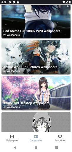 Hot Anime Girls Wallpapers  - Kawaii Anime Girl screenshot 2