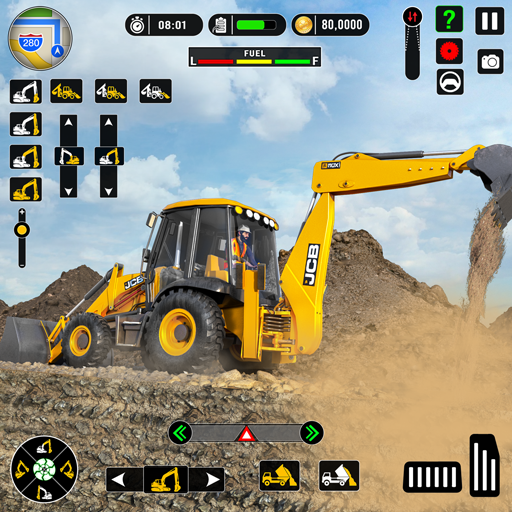 JCB Construction Driving Game icon