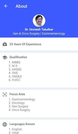 Dr. Takalkar CIIGMA Group App screenshot 3