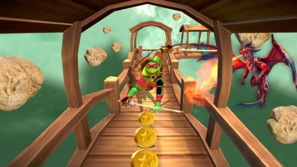 Temple Escape Ninja Turtle Run 3D screenshot 2