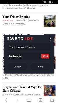 Lixe Bookmarks for UC Browser screenshot 5