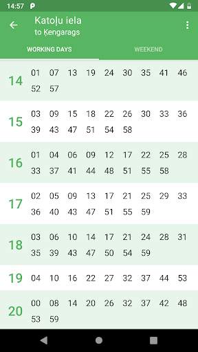 Riga Transport - timetables screenshot 4