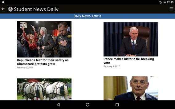 Student News Daily - Tablet screenshot 9