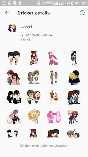 Stickery-Whatsapp stickers,WAstickerApps screenshot 3