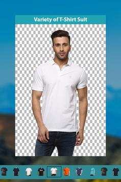 Men T-Shirt Photo Suit Editor 2 تصوير الشاشة
