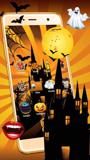 3D, Halloween Themes, Live Wallpaper screenshot 2