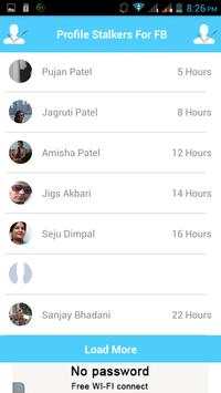 Perfil Stalkers para Facebook screenshot 4