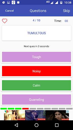 Synonyms Test screenshot 2