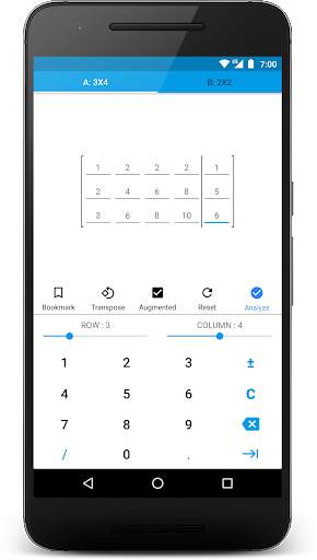 Matrix Calculator screenshot 1