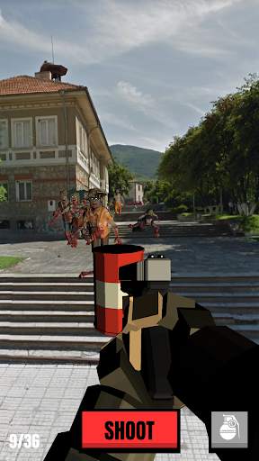 Virus Zombie shooting game - AR screenshot 1