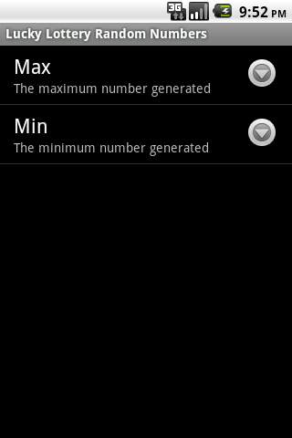 Lucky Lottery Random Numbers screenshot 2