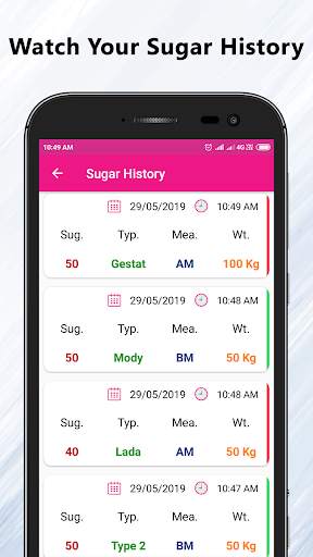 Sugar Tester App Info screenshot 3