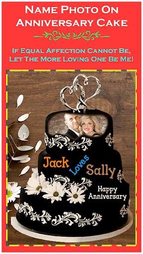 Name Photo On Anniversary Cake screenshot 4