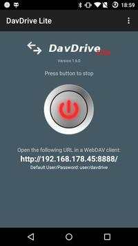 DavDrive Lite screenshot 1