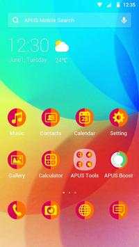 Colourful-APUS Launcher theme screenshot 1