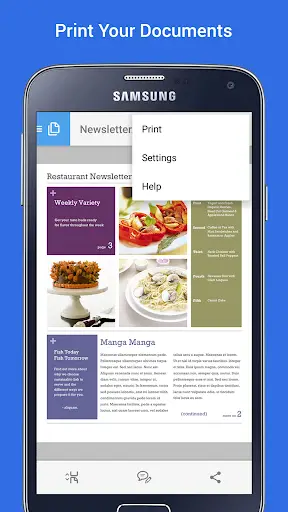 Samsung Print Service Plugin 3 تصوير الشاشة