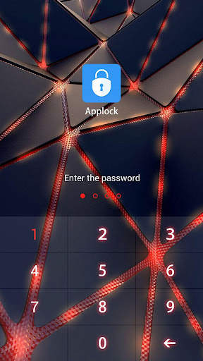 AppLock Theme Red Iron screenshot 2