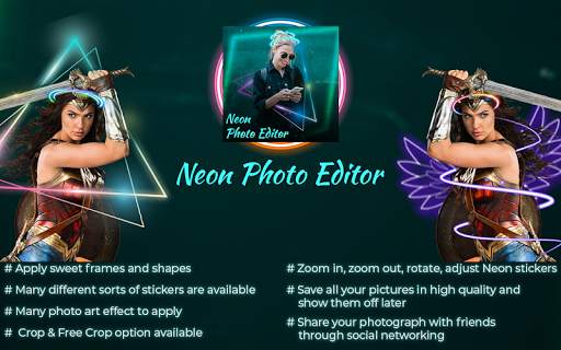 Neon Photo Editor 2020 - Editor Photo screenshot 1