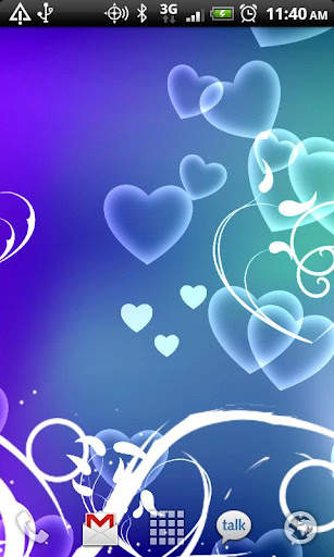KF Hearts Live Wallpaper screenshot 1
