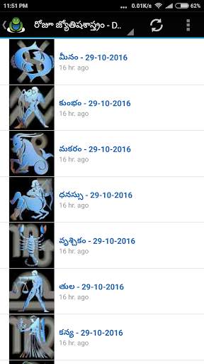 Rasi Phalalu (తెలుగు) screenshot 2