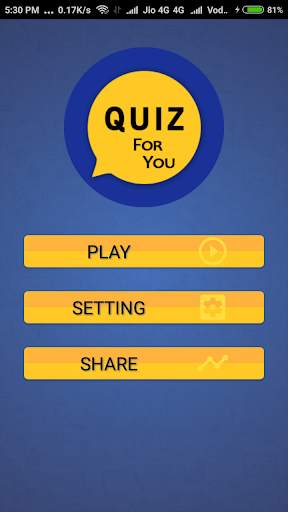 Quiz For You - Trivial Game screenshot 1