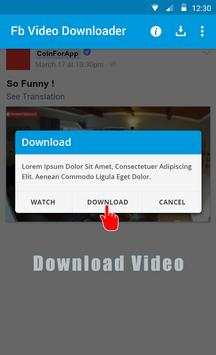 Video Downloader für Facebook screenshot 4